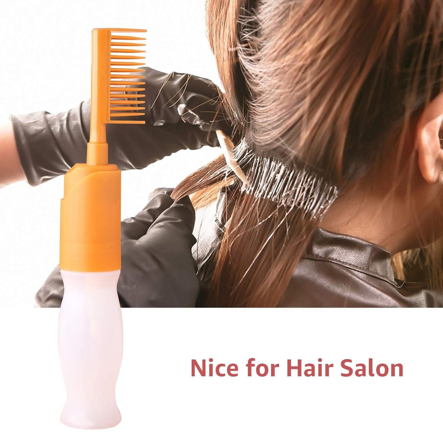 110ml Empty Hair Dye Bottle Applicator with Comb